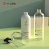 Venta Directa de Fábrica de Botellas para Cuidado de 300~600ml, Botellas Planas Redondas de Hombro Inclinado para Champú, Gel de Ducha y Detergente para Ropa