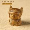 Talla original de sándalo versión Q pulsera de cerdito lindo adornos pulsera colgante de mascota cerdo del zodiaco accesorios de joyería