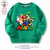 Sudaderas para niños Primavera y Otoño 2024 Ropa Nueva Dibujos Animados Medio Abiertos Ropa para Niños Grandes Tops Aterciopelados Engrosados Otoño e Invierno para Niños