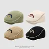 2026 Nuevo Estilo Boina Rayada Gorro de Bebé Boina de Otoño para Niños y Niñas, Gorra Infantil, Gorra Versátil de Visera
