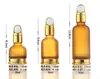 Frasco de vidro de fundo grosso para óleo essencial 50ml frasco spray de perfume frasco de loção marrom fosco tamanho de viagem cosmético frasco vazio