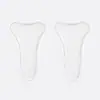 Patch de Proteção para Área Íntima em Formato de Onda e Cone, Patch de Silicone para Seios Anti-Protuberância, Patch Grande para Biquíni Anti-Exposição Invisível Sem Marcas