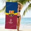 Toalla de Playa con Insignia de Club de Equipo de Fútbol de Amazon Transfronterizo Microfibra Estampado de Playa Toalla de Baño Toalla de Secado Rápido
