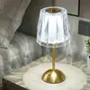 Lámpara de Mesa LED Metálica Nórdica, Lámpara de Ambiente Simple para Mesita de Noche de Dormitorio, Lámpara de Huracán Recargable, Lámpara de Mesa Creativa Regulable