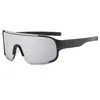 Nuevas gafas de sol deportivas para exteriores, resistentes al viento y al montañismo, con montura grande y protección solar para hombres y mujeres.