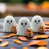Adornos Pequeños de Fantasma para Halloween Transfronterizos, Decoración Creativa para el Hogar, Adornos Lindos de Fantasma para Escritorio, Tecnología de Impresión 3D