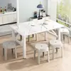 Mesa Plegable Hogar Mesa Baja Mesa de Comedor Mesa de Escritura Mesa de Comedor Rectangular Mesa de Puesto Habitación de Alquiler Mesa Simple