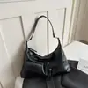 Bolsa Transversal de Ombro para o Dia a Dia Feminina Europeia e Americana Casual Transfronteiriça 2026 Textura PU Grande Capacidade Fashion Simples Bolsa de Braço
