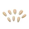 Pontas de Unha Postiça Longas em Formato Amêndoa, Arte de Unha Gota d'Água, Unhas Postiças de Pressionar no Atacado