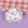 Ins Lindo Cachorro Bixiong Insignia Broche Acrílico Dibujos Animados Adorno Accesorios Parche Colgante Pin Mochila Escolar