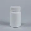 80-500ml con Tapa Única Patrón Vertical Tapa de Rosca Oral Sólido Medicinal Botella de Polietileno de Alta Densidad Botella de Plástico HDPE