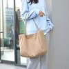 Bolsa de lona nueva de gran capacidad de septiembre transfronteriza ins simple coreana bolso de mano generación color sólido bolso de hombro al por mayor