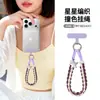 Corda de Pulso para Celular Anti-queda Trançada à Mão Cordão Curto Resistente Antifurto Corrente de Celular de Alto Valor