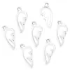 Acessórios para joias DIY de liga asas ocas pingente de asas pulseira chaveiro pingente decorativo D453