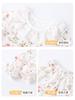 Conjunto de Roupa de Casa para Meninas Verão Novo Bebê Menina Estilo Elegante Gola de Renda Floral Manga Longa Pijama Conjunto de Duas Peças