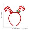 Fivela de Cabeça de Chifre de Desenho Animado Infantil Tiara de Árvore de Natal Decorações de Natal Chapéu de Natal Tiara de Bola de Pelo de Estrela Acessórios de Cabelo