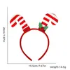 Faixa de Cabeça de Ano Novo e Natal Faixa de Cabeça Crianças Decorações de Festa de Natal Adereços Chapéu de Natal Chapéu de Palhaço Faixa de Cabeça Acessórios de Cabelo