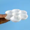 Paleta de Plástico Paleta Grande Flor de Ciruelo Especial para Estudiantes de Arte Paleta de Imitación Porcelana Paleta de Pigmentos Acrílicos para Niños