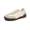 Tênis de Treino Alemão Retrô Primavera 2026 Novo Estilo Casual Esportivo Tênis de Treino Alemão Sola Grossa Tênis Forrest Gump Comércio Exterior Sapatos Brancos