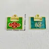 Estilo Chinês Conserva Cor Ouro Antigo Dupla Face Três Cores Bênção/Vida-Longevidade Pingente Mesmo Estilo DIY Joias Tecidas à Mão Atacado