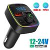 P11 manos libres Bluetooth para coche Reproductor de CarMp3 para coche Transmisor FM para coche Carga rápida Bluetooth QC3.0