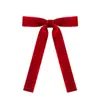 Stock Disponible 12 Piezas/Paquete Cinta de Terciopelo Corona de Navidad Colgante de Lazo Decoración de Árbol de Navidad Colgante Caja de Regalo