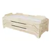 Cama de Sesta para Jardim de Infância Madeira Maciça Empilhável Cuidados Domésticos Sala de Aula Alunos do Ensino Fundamental Cama Infantil de Madeira