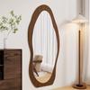 Espejo de cuerpo entero de celebridad de Internet, espejo de pared para dormitorio, espejo de vestir para niña, espejo de piso tridimensional Ins Wind para pared.