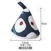 Tampa de Pote Tampa Triangular Japonesa para Panela Tampa de Tecido para Cabo de Panela Cozinha Isolamento Térmico Tampa para Alça de Panela Tampa Anti-Escaldamento para Panela de Cerâmica Panela de Ferro