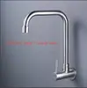 Grifo de Fregadero de Cocina de Agua Fría Único de Comercio Exterior Transfronterizo Fregadero Universal Montado en Pared Acero Inoxidable Función Única