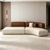 Sofá curvo para oficina, vestíbulo de hotel, recepción, juego de sofás de forma especial para descanso, reuniones de invitados y salón de belleza