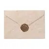 Set de Papel de Carta Dorado Transfronterizo con Textura Gofrada Estilo Canal Carta de Amor Romántica Escrita a Mano Pegatina de Lacre para San Valentín
