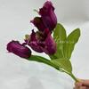 Ramo de 5 tulipanes de simulación, arreglo floral para mesa de sala de estar, decoración de flores falsas, fábrica de decoración al por mayor