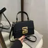 Bolsa Quadrada Pequena da Moda 2026 Inverno Nova Moda Versátil Simples Casual Texturizada Ombro Transversal Bolsa de Mão