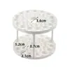 Organizador de Cosméticos Organizador de Mesa para Estudante Porta-Canetas de Grande Capacidade Suporte de Armazenamento Multifuncional Suporte de Exibição para Pincéis de Maquiagem