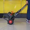 Cinta de Empaque de Acero Plástico con Carrete, Cinta de Fibra de Hierro Empujada a Mano con Carrete, Soporte para Cinta de Empaque Manual, Carrito Pequeño al por Mayor