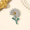 Broche de Girassol Mais Vendido em 2025, Alfinete de Girassol, Broche Elegante de Alta Qualidade para Terno