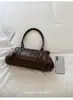 Bolsa Marrón Maillard Retro Otoño e Invierno para Mujer 2026 Nueva Moda Bolso de Hombro Único para el Trabajo Bolso de Mano