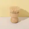 Herramienta de Limpieza para Ollas Domésticas Cepillo para Ollas de Mango Largo Crin Natural de Caballo Sisal Fibra de Coco Cepillo de Limpieza Mango de Madera Cepillo para Limpiar Ollas y Tazones