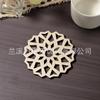 Tapete Aislante de Calor Antiescaldaduras Posavasos Hueco de Madera Tapete para Tazón Individual Individual para Plato Creativo Guofeng en stock Decoración Directa