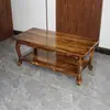 Mesa de centro de sala de estar de madera maciza, mueble de ciprés moderno minimalista, mesa de té de madera natural, económica para espacios pequeños