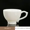 Una Variedad de Tazas de Té de Jade Graso con Asas, Tazas de Maestro Antiescaldado, Tazas Creativas de Té Kung Fu, Tazas de Té, Tazas Individuales de Cerámica para el Hogar