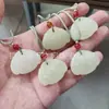 Atacado de fábrica jade afegão natural azul antigo pingente de raposa de nove caudas pingente de jade de borboleta peixe dourado fornecimento ao vivo