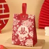 Nueva Caja de Dulces de Boda Hecha a Mano de Alto Nivel Estilo Chino Bolsa de Dulces de Boda Recuerdo de Compromiso Dulcero de Agradecimiento