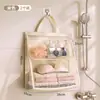 Bolsa impermeable para ropa para baño, dormitorio y ducha; bolsa colgante impermeable para ropa limpia en el baño; herramienta impermeable para el baño