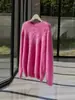 100% Cachemir Otoño e Invierno 2026 Nuevo Suéter Cardigan Jacket de Punto Elegante para Mujer, Corto, Cuello Redondo, Cepillado, con Botones