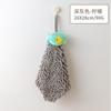 Toalha de Mão de Chenille Dupla Face para Pendurar Desenho Animado Toalha de Cozinha Banheiro Toalha Quadrada Absorvente Crianças Espessada Esfregar