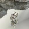 Anillo Esmerilado con Letra Inglesa Advanced Sense Estilo ins para Mujer Lujo Ligero Diseño de Nicho Estilo Frío Moda Nueva 2023