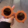 Óculos de Sol Flor de Pneu Novos Óculos de Sol Infantis Atacado Flor Bebê Fofo Óculos de Sol Ins