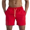Calções de praia masculinos, calções de verão, calções de banho para spa, calções de natação, calções de quatro peças, dupla camada, tamanho grande, calças desportivas casuais impermeáveis.